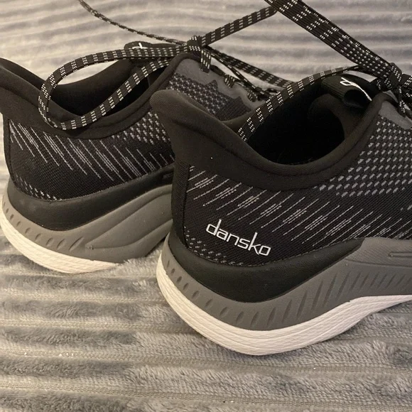Dansko Black Athletic Shoes in good condition, minimal wear - Picture 2 of 8